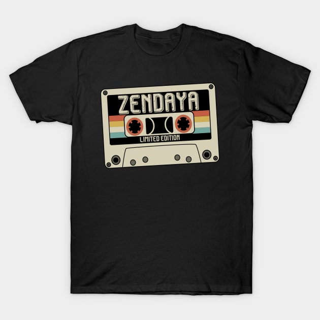 Zendaya Name - Limited Edition - Vintage Style T-Shirt by Debbie Art